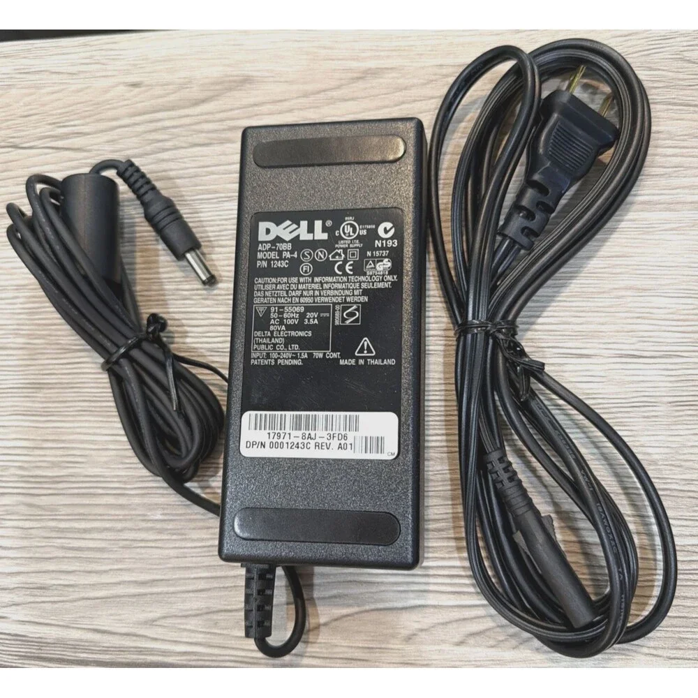 Genuine Dell Laptop Power Adapter Charger ADP-70BB AC Adapter OEM New